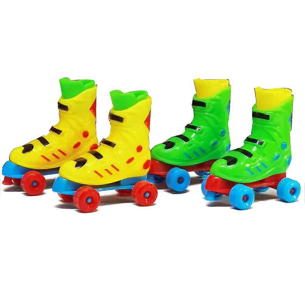 Children's Finger for Play Toys Roller/ Ice Skates Shoe Keychains Accessories