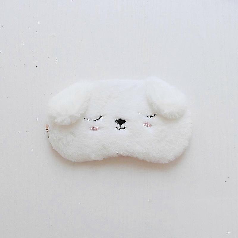 Sleep Mask, Comfortable Eye Night Mask Made Of 100% Natural Silk Ultra-soft Plush Adjustable Sleeping For Travel Cute Cartoo-yvan