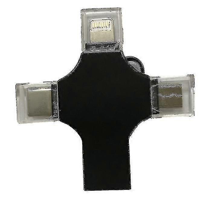 Clé USB 4 en 1 compatible avec les appareils iPhone, Micro Usb Type C