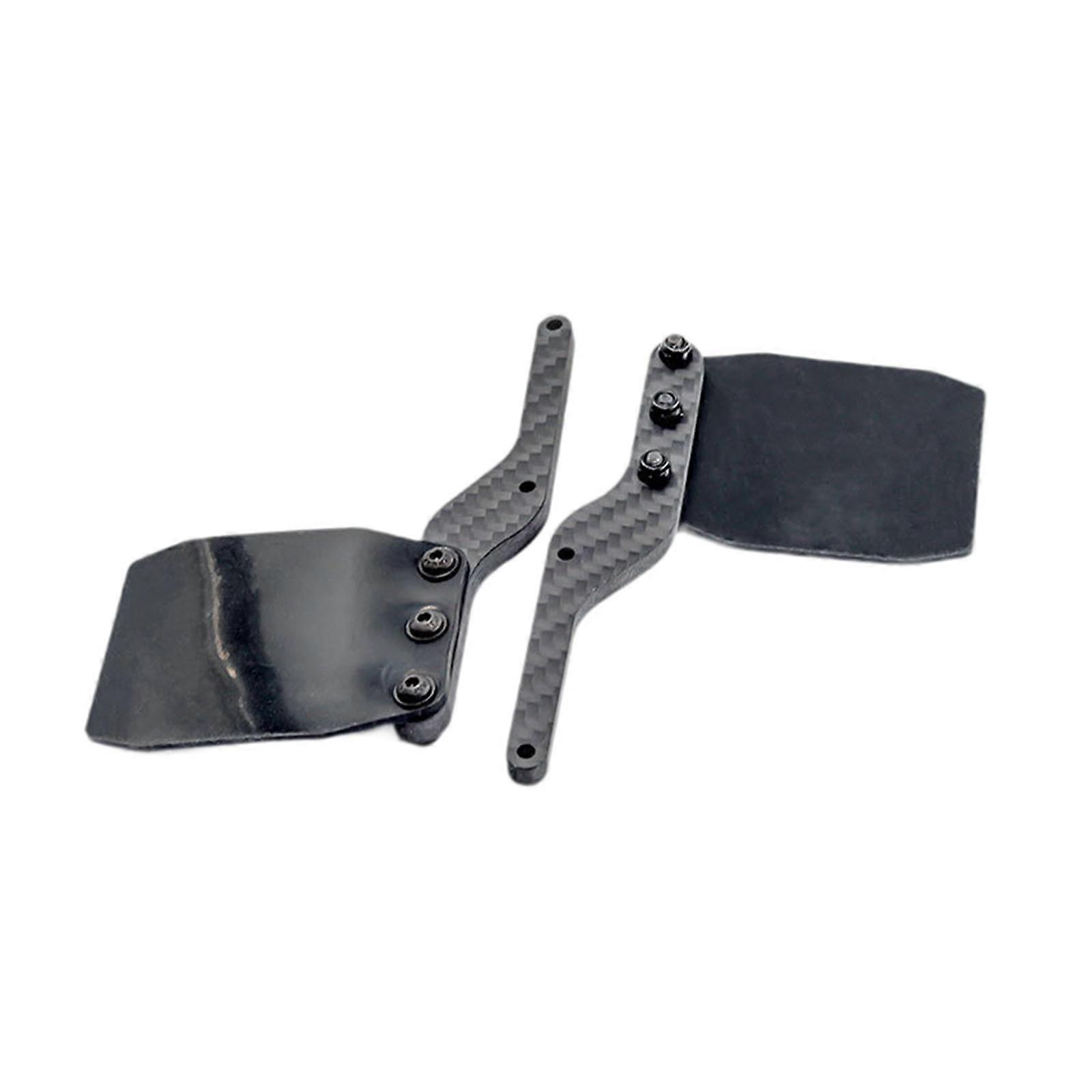 2x 1:7 RCフェンダーRCアップグレードパーツ頑丈なRCマッドフラップダストフェンダーマッドフラップ