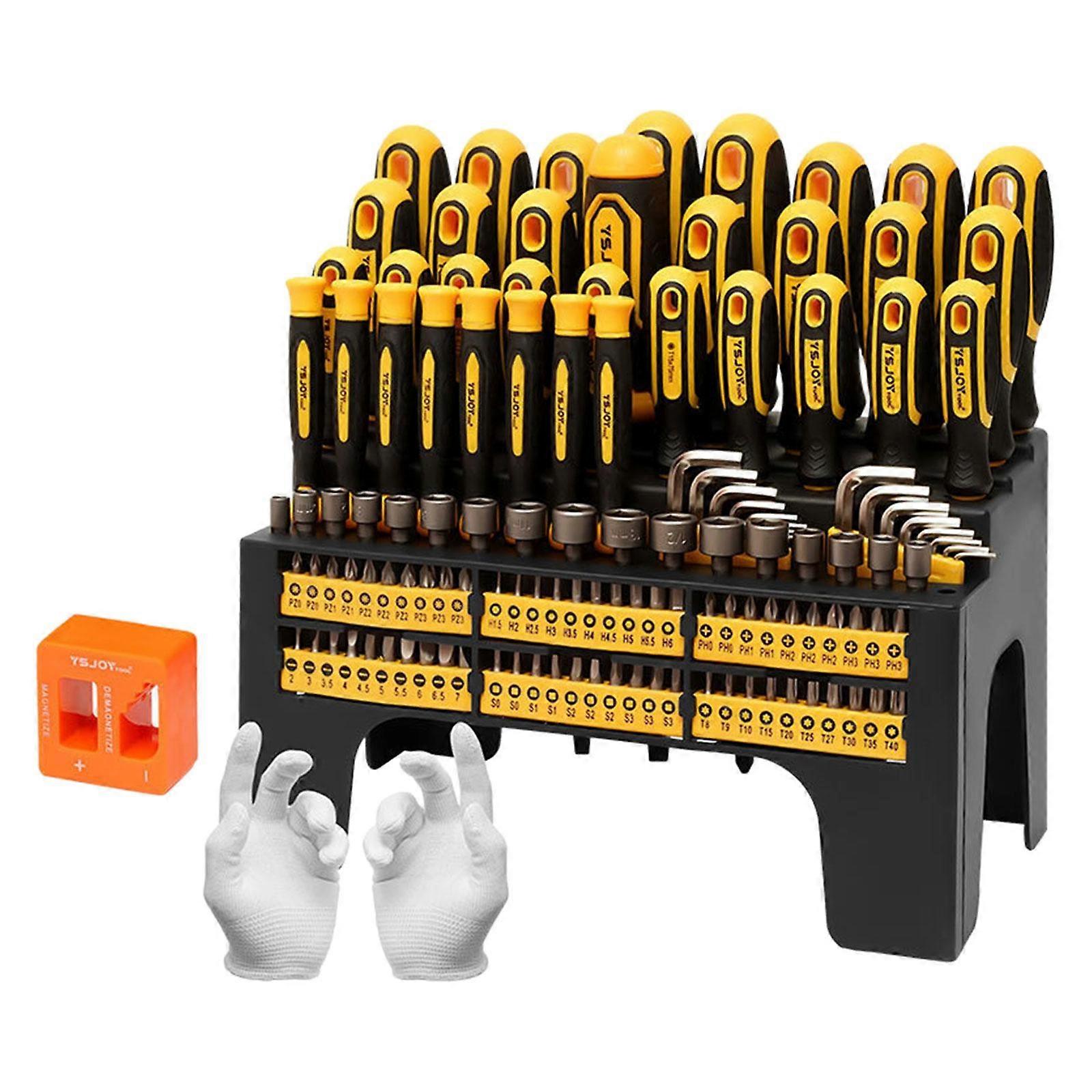 Screwdriver Set Stable Performance Ergonomically Designed Handle Accessories