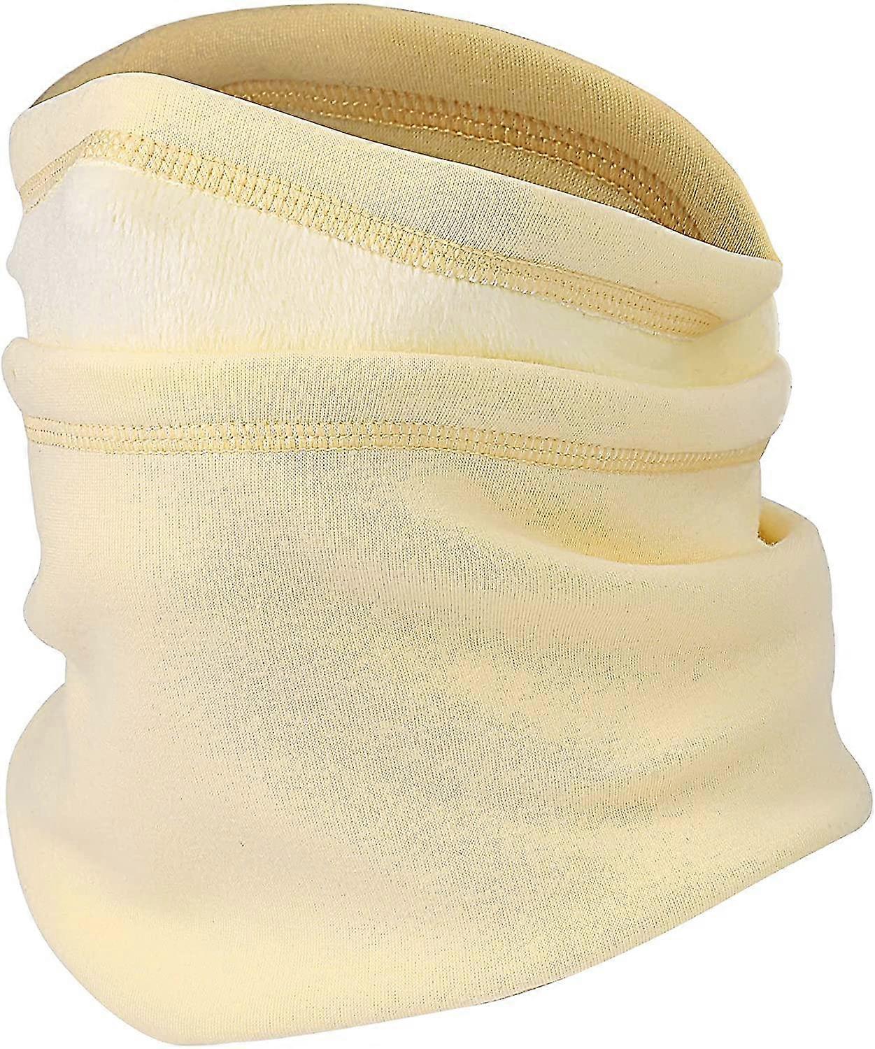 Warmer Windproof Mask Fleece - Face Mask Black,Yellow