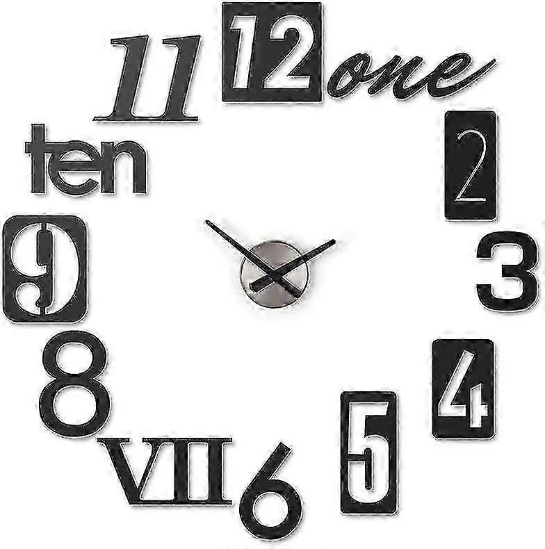 Matte Aluminum Wall Clock, Mute