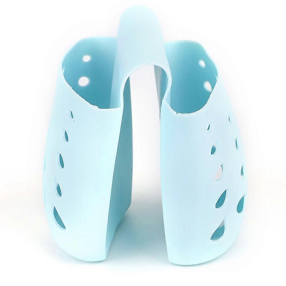 Household Kitchen Hanging Draining Basket Rack Sink Shelf Accessory Blue