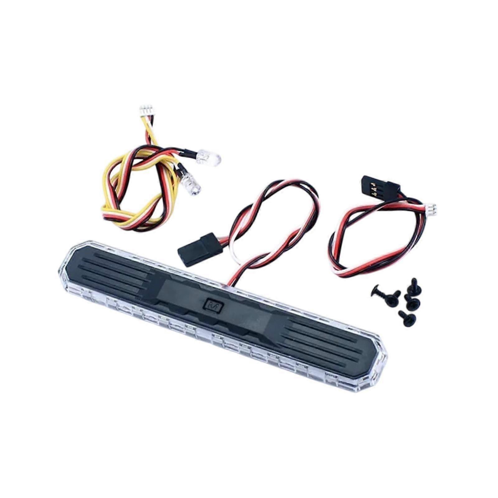 RC Auto Polizia Luce Fai Da Te RC Accessorio Lampada di Avvertimento per 1:14 1:10 Scala RC