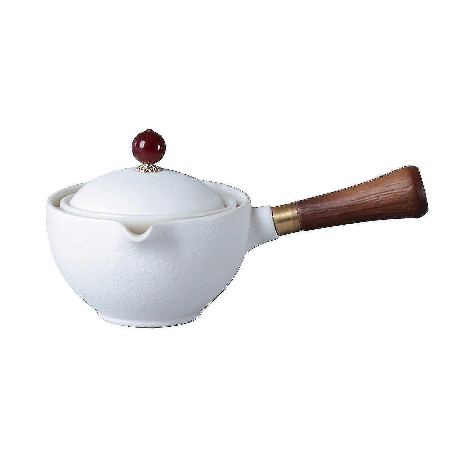 Creative 360 Degree Rotating Tea Set Well Off Teapot Cradle Type Semi Automatic Kung Fu Tea Set Household - JA