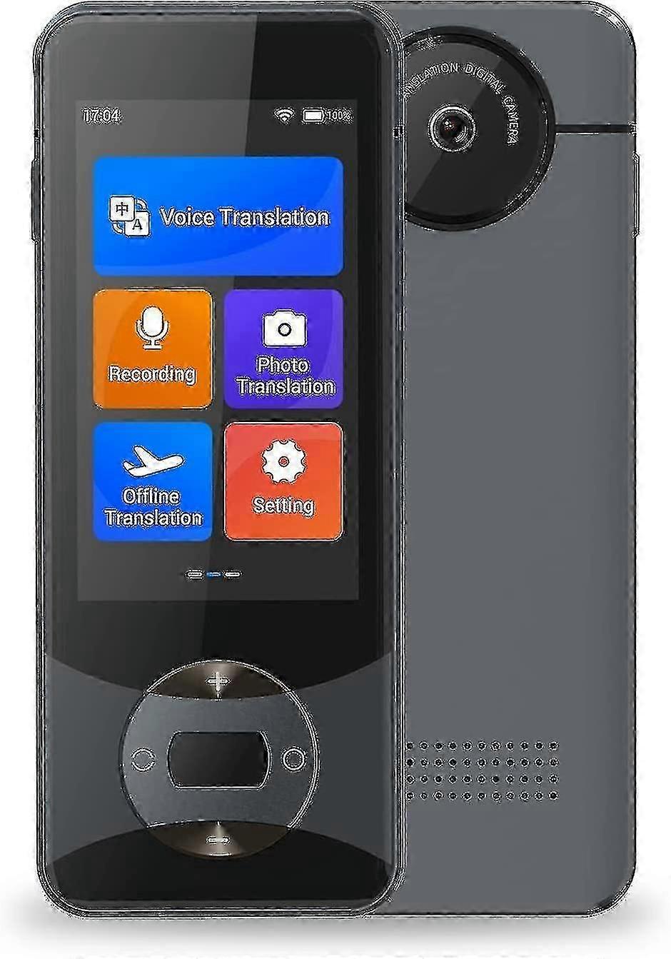 Anfier Language Translator Unit 2022 (Garantie du prix le plus récent) 127 langues Ai Voice Translator W10 avec traduction d’images à écran tactile de 3 pouces prend en charge la traduction bidirectionnelle instantanée