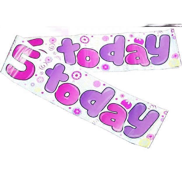 Expression Factory 5th Today Happy Birthday Banner