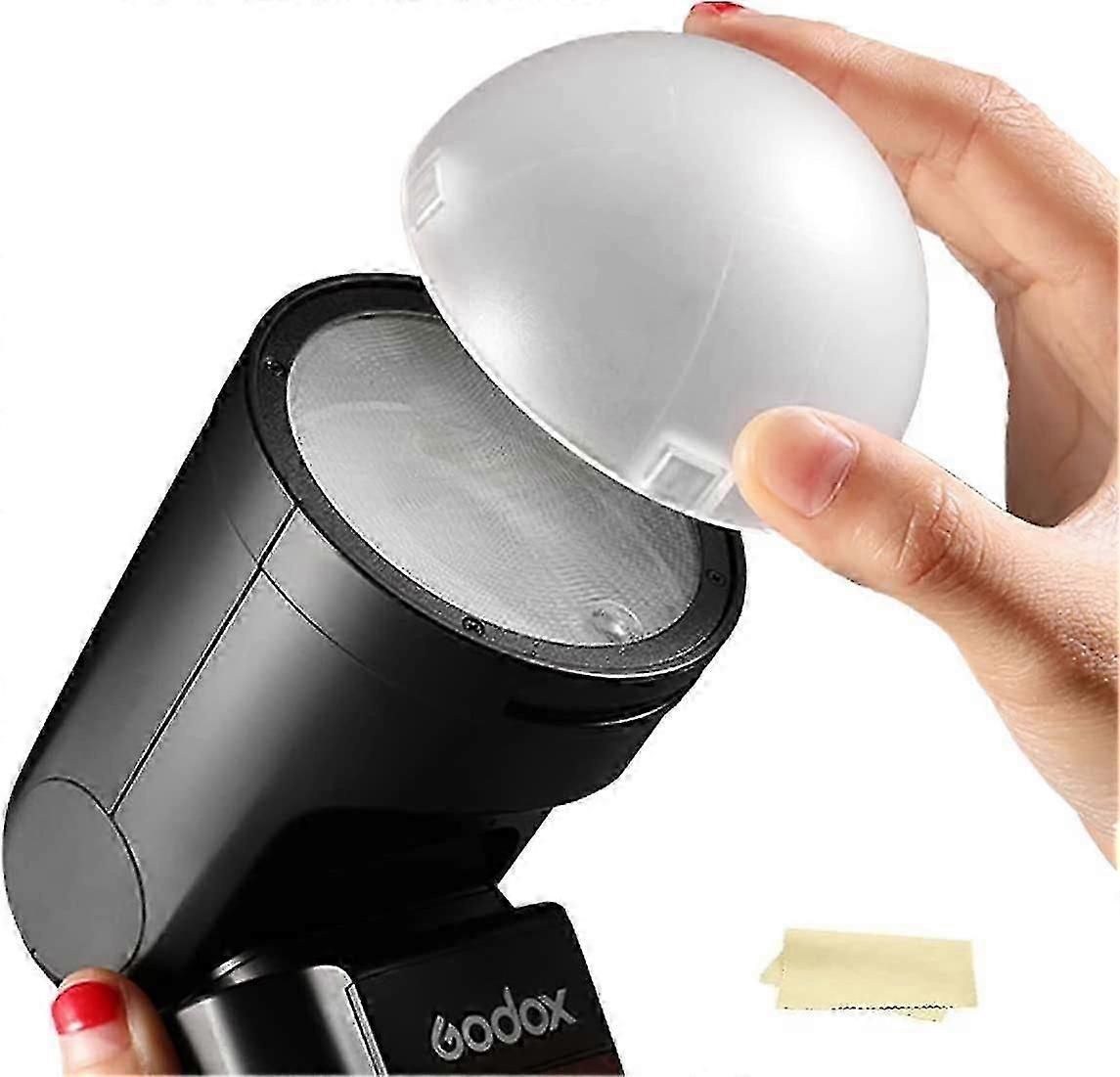 Ak-r11 Diffuseur de dôme pour V1 Flash Series / ad100pro, à utiliser avec la tête de flash ronde H200r pour Ad200 / ad200pro Monolight, à utiliser avec l’adaptateur S-r1 pour V860ii / v