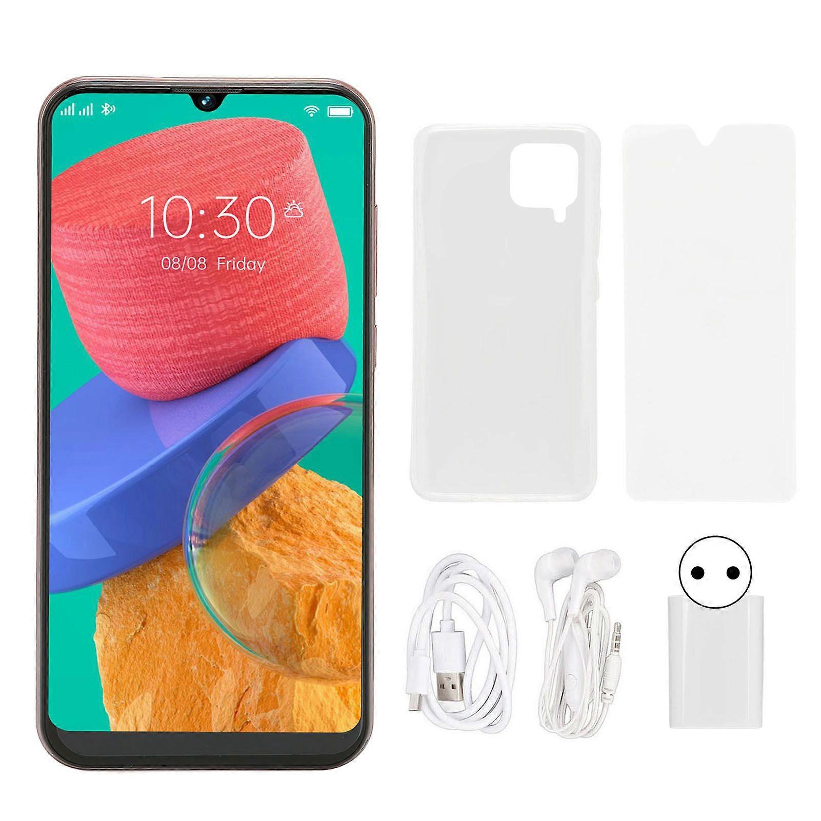 Face Unlocked Android 11 Smartphone, 6.53" IPS, Dual SIM, 4GB+64GB, 4000mAh, Gold, EU Plug