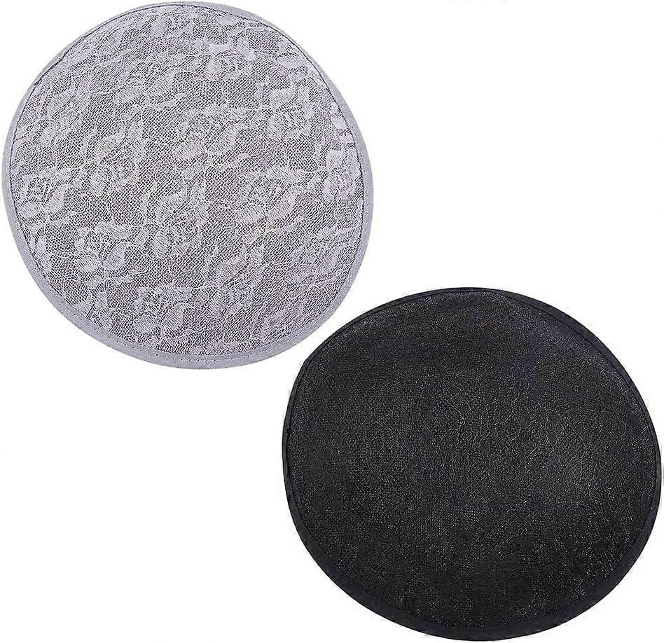 2 Colors Hat Base 9.84x9.45 Inches Round Fascinator Hat Base Millinery Headdress Base Cocktail Hats Making Base for DIY Craft Making Material Party We
