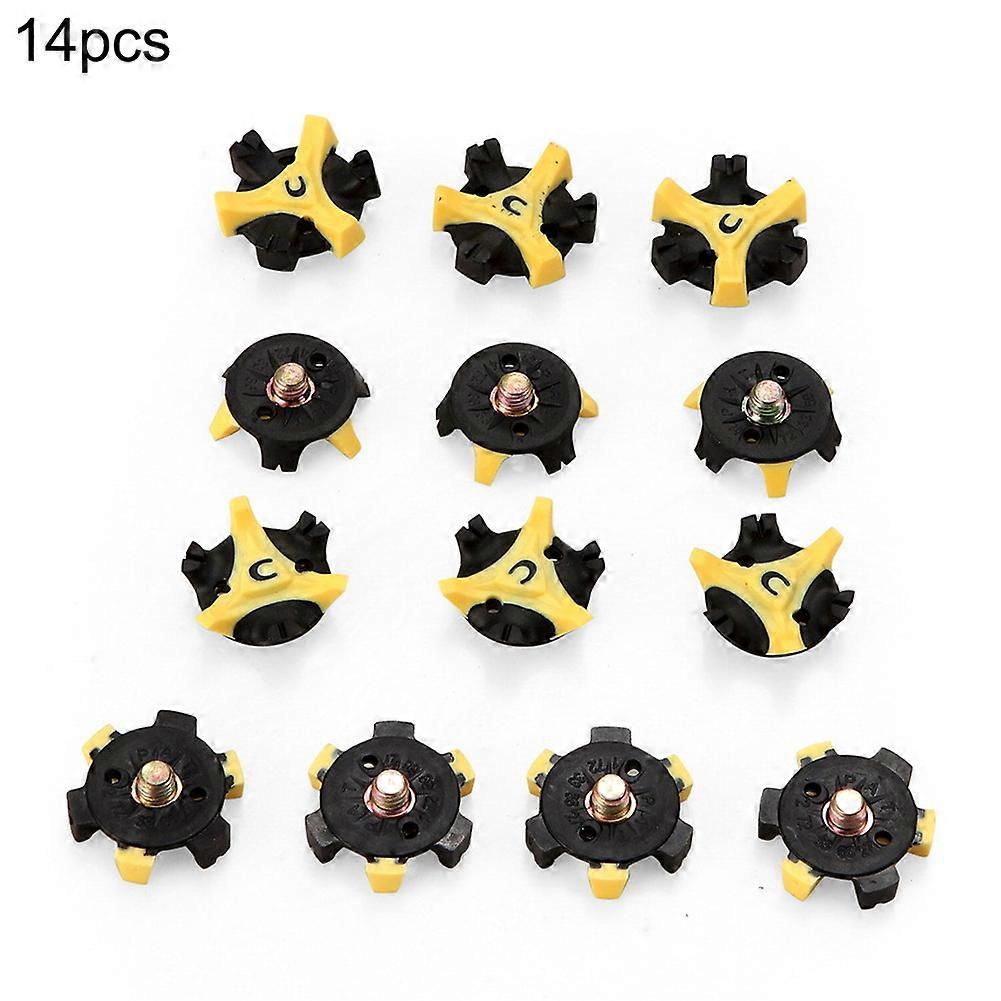 14PCS Vis Goujons Remplacement Chaussure de Golf Pointes Système de Torsion Rapide
