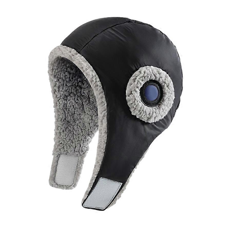 Winter Black Ski Windproof Waterproof Earmuff Cap