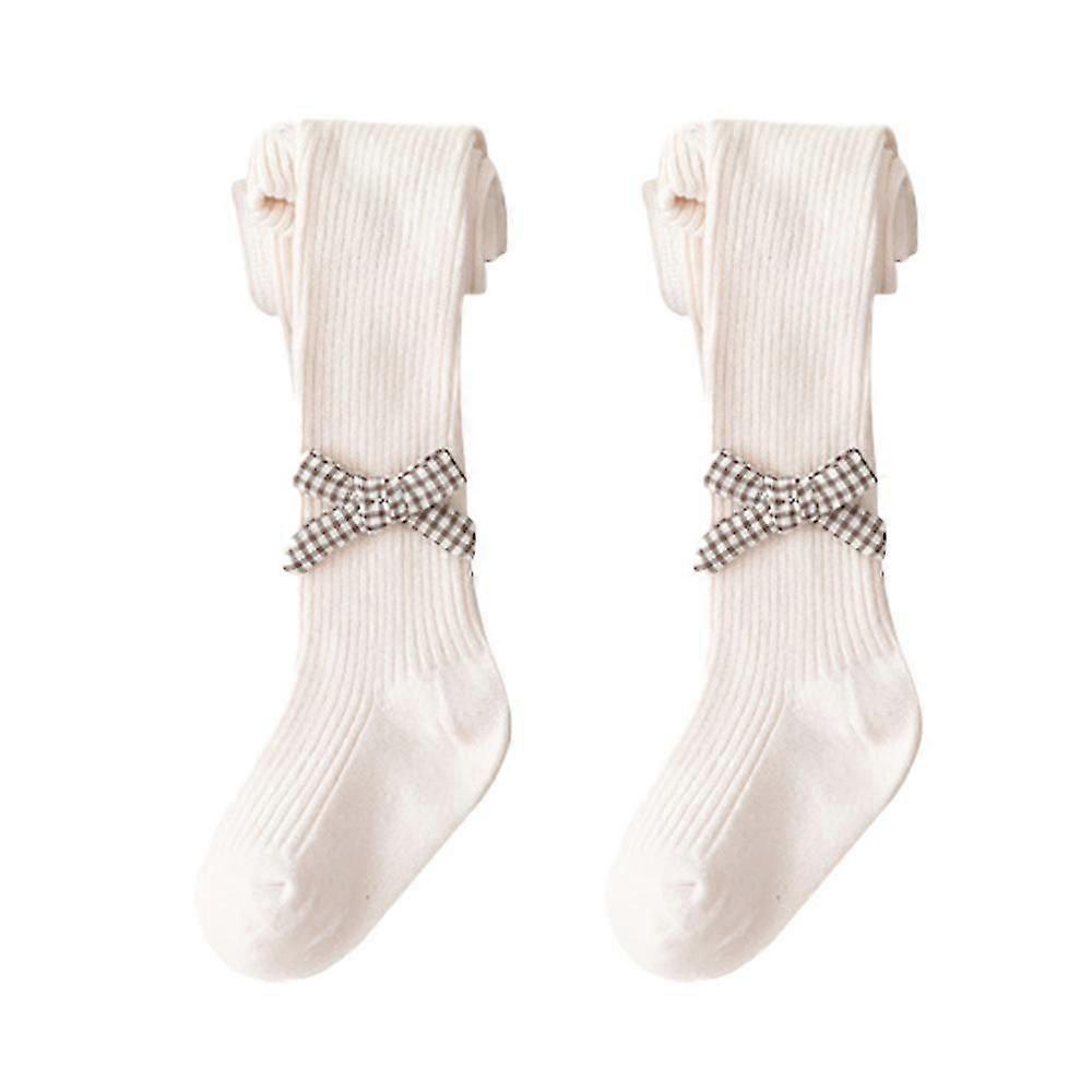 Leggings nœud papillon peigné coton double point collant fille