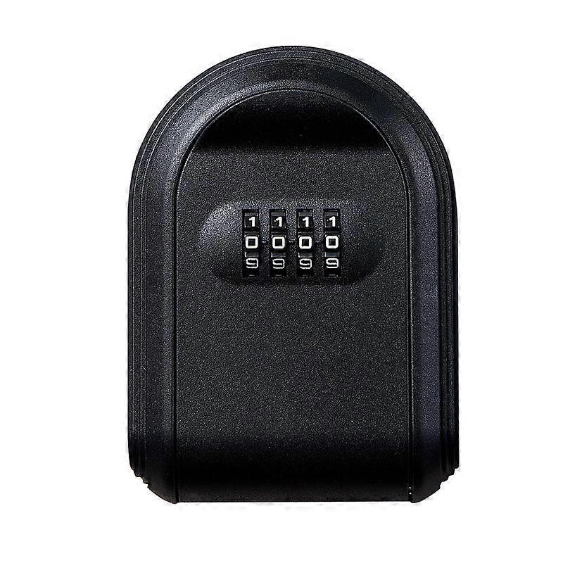 Wall Mounted Key Storage 4 Combination Password Security Code Lock Key Lock Box For Home Office Storage Box Organizer