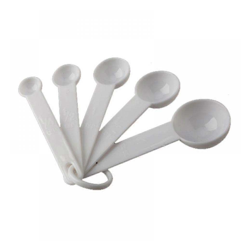 1 Set 5 Pieces Plastic Measuring Spoons,accurate Accuracy, Can Be Used For Measuring Spoon Of Seasoning(10 Set)