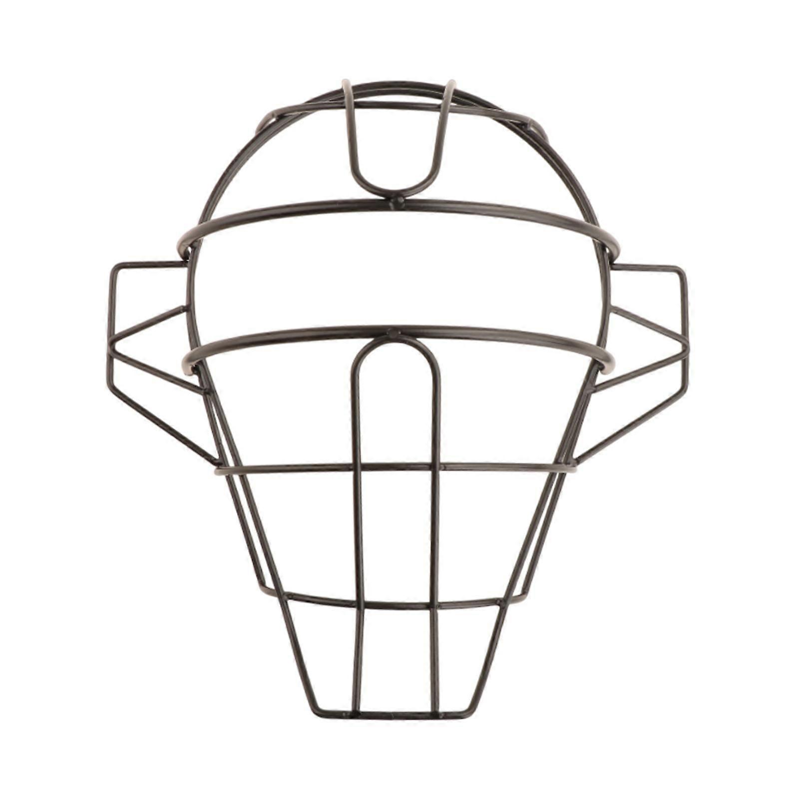 Baseball Face Guard Lightweight Batting Helmet Face Cover for Sport Softball 31x11cm Black