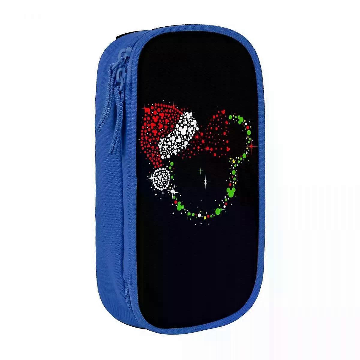 x1280 عيد الميلاد ميني ميكي ماوس مقلمة حقيبة حامل القلم الكلاسيكية طالب سعة كبيرة مدارس صندوق قلم رصاص ffxz1280