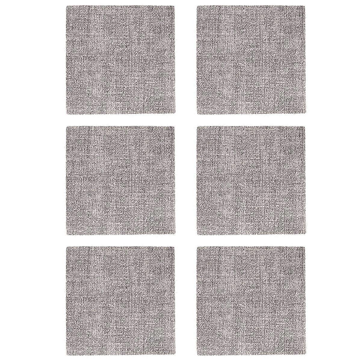 6-Piece Solid Leather Heat-Resistant Mats, Waterproof Mats