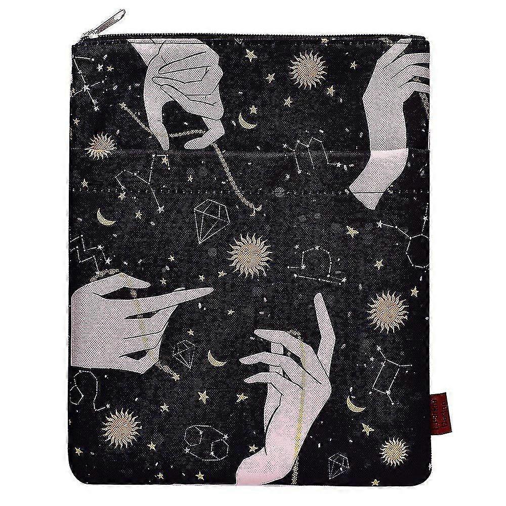 Funda de libro Sun Constellations con cubiertas de libros con cremallera para libros de bolsillo