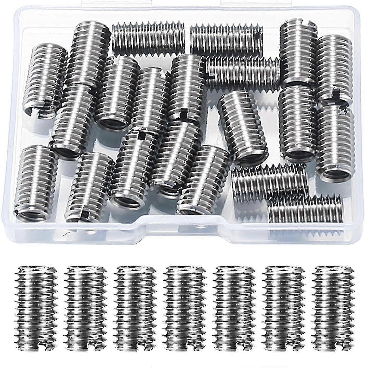 20 Pcs Thread Inserts Kit - M8 To M6 Thread Reducer