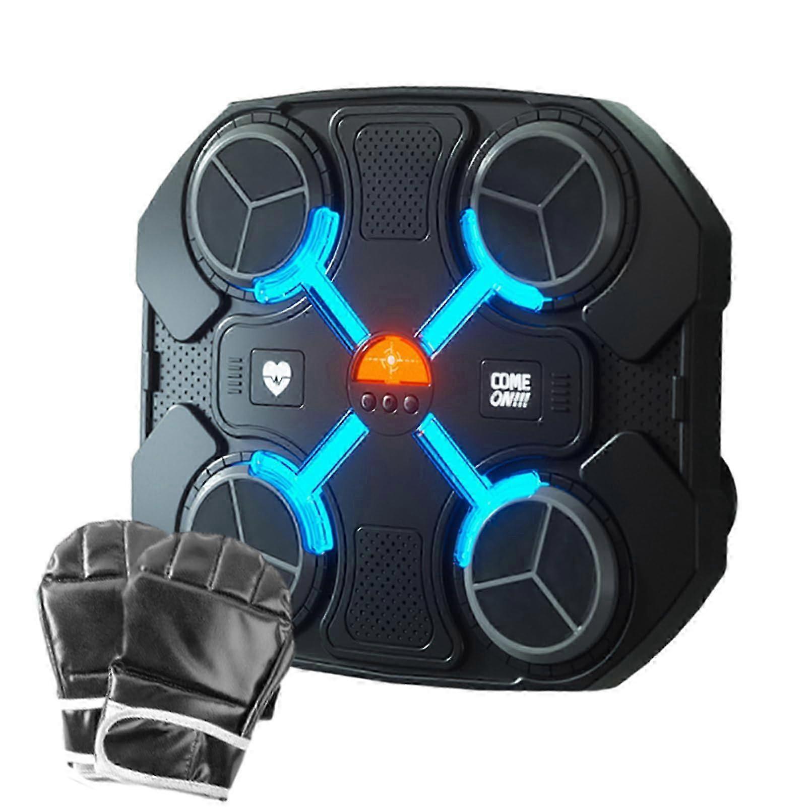 Music Boxing Machine Bluetooth Smart Target Training Usb Exercise For Adults Kid,100% New