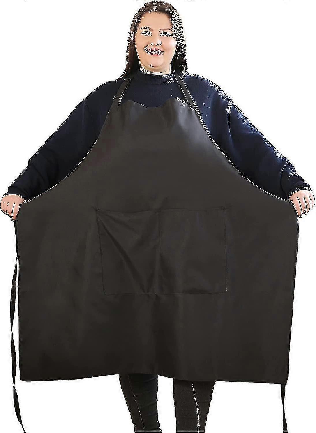 Plus Size Aprons For Women With Pockets Durable Long Adjustable Kitchen Cooking