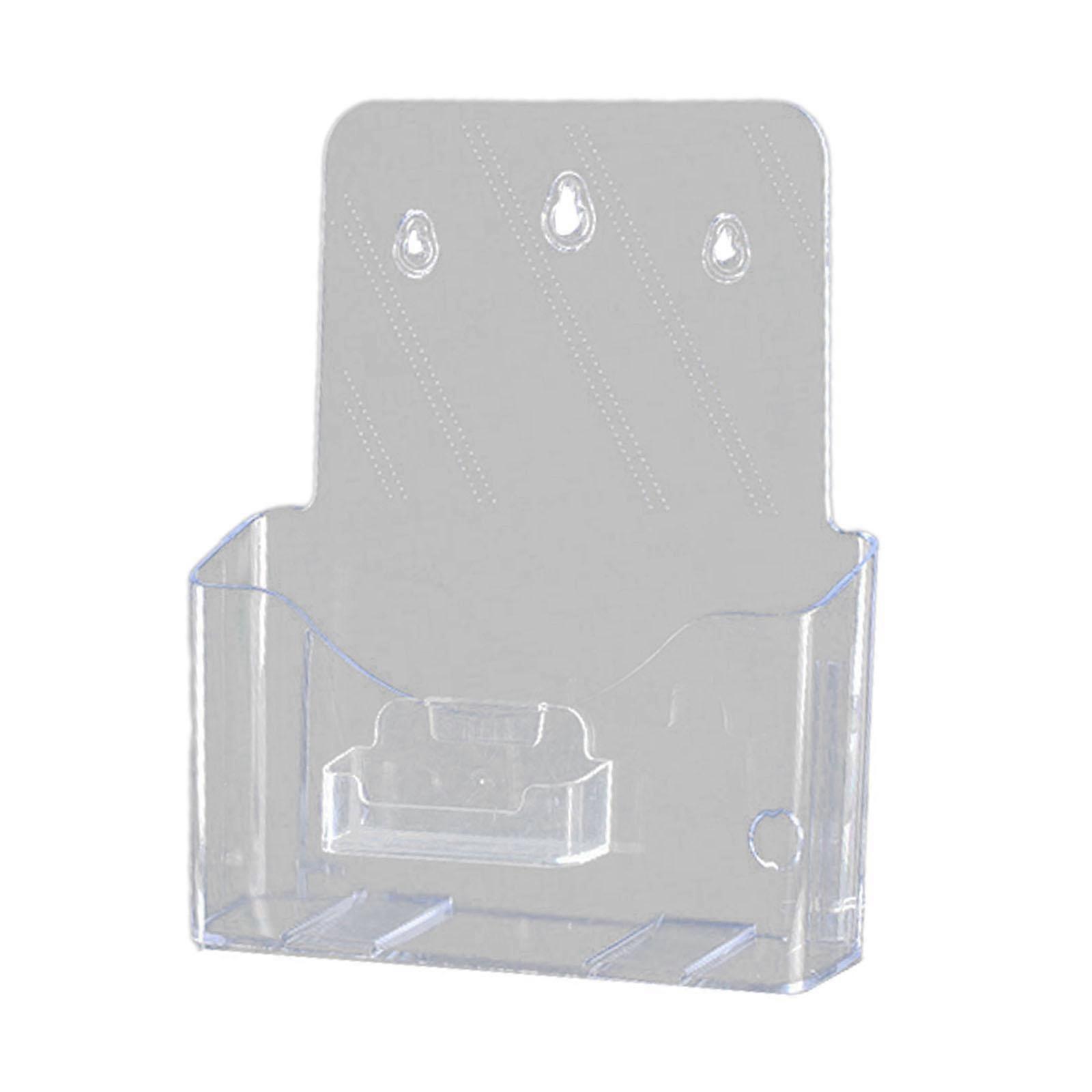 Acrylic Business Card Display Stand Brochure Holder Clear Leaflet Countertop