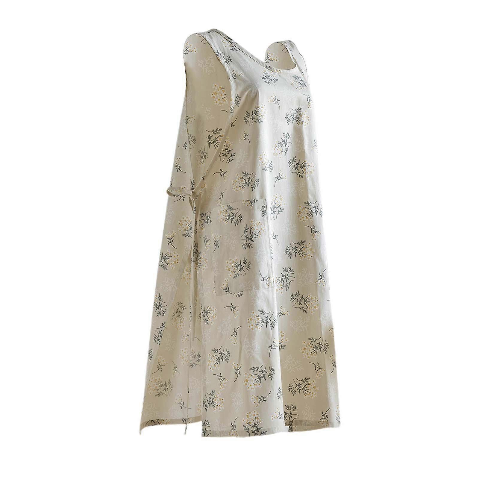 Cook Apron Work Apron Bib Apron Pinafore with 2 Pockets Kitchen Apron Chef Apron