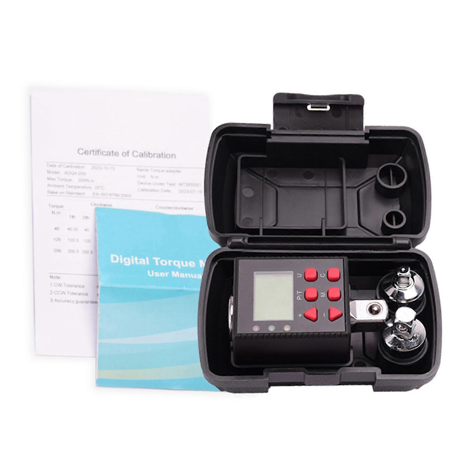 Elektronisk digital vridmomentmätare Mångsidig digital vridmomentadapter Lättanvänd momentmätare för bilreparationer