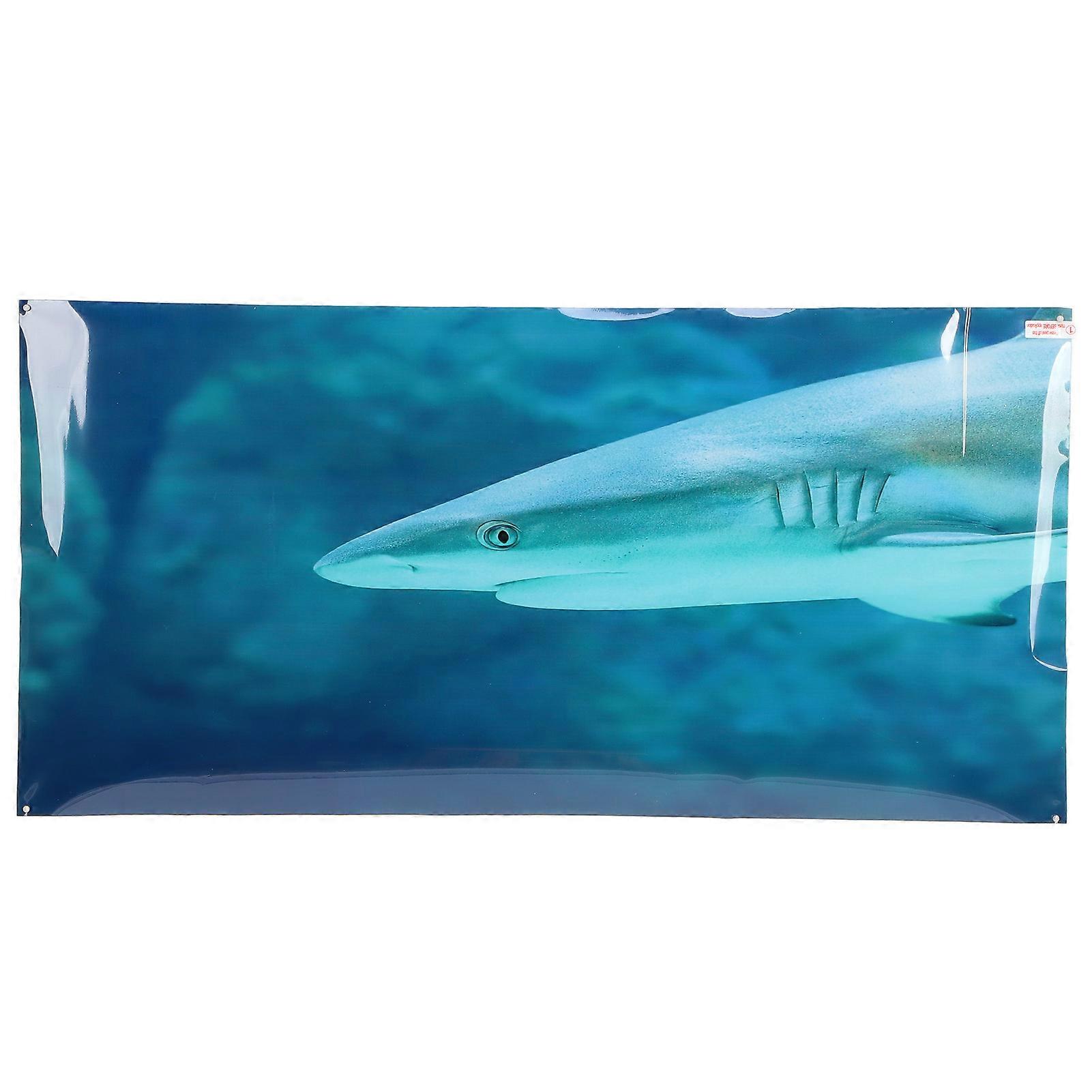 Aquarium Background Paper PVC Self Adhesive 3D Fish Tank Poster Backdrop 24x48 Inches Waterproof Decoration