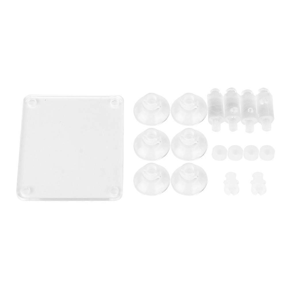 Fish Tank Acrylic Submersible Pump Bracket for Aquarium Filters - Upper, Drip, Bottom Pump Uplift Rack, Durable Design