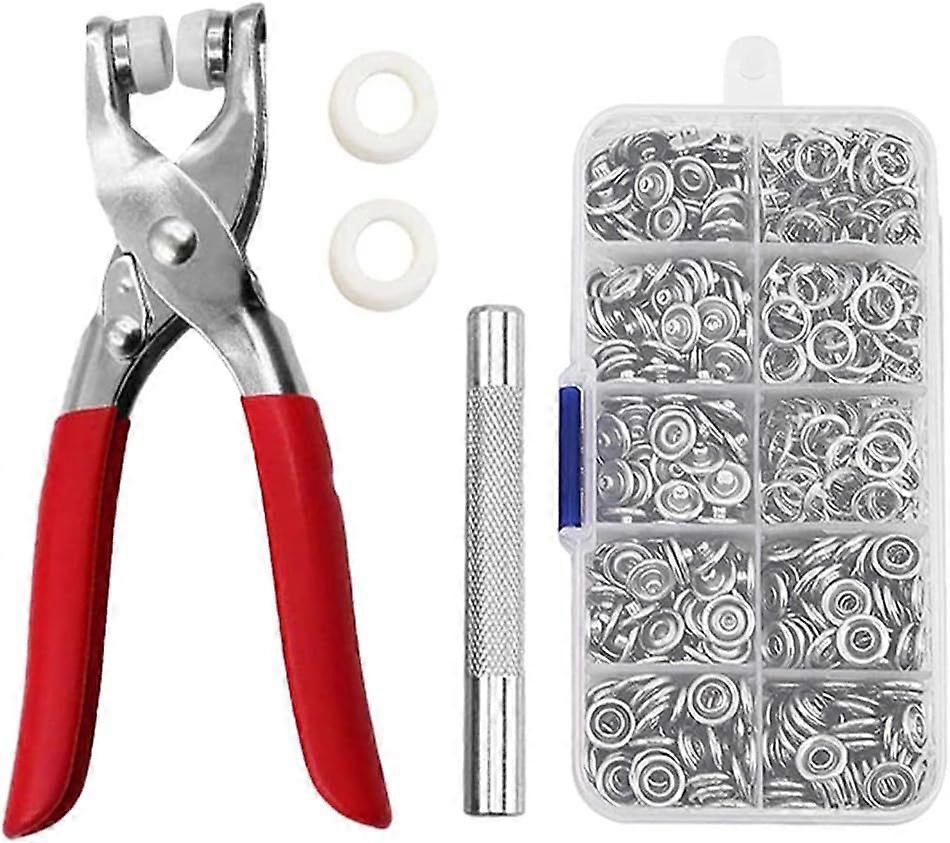 Craftsmanship Snap Kit: 150 Sets Metal Snaps Buttons, Snap Fastener Pliers for Seamless Clasps, Five Claw Buckle for Wide Application Sewing