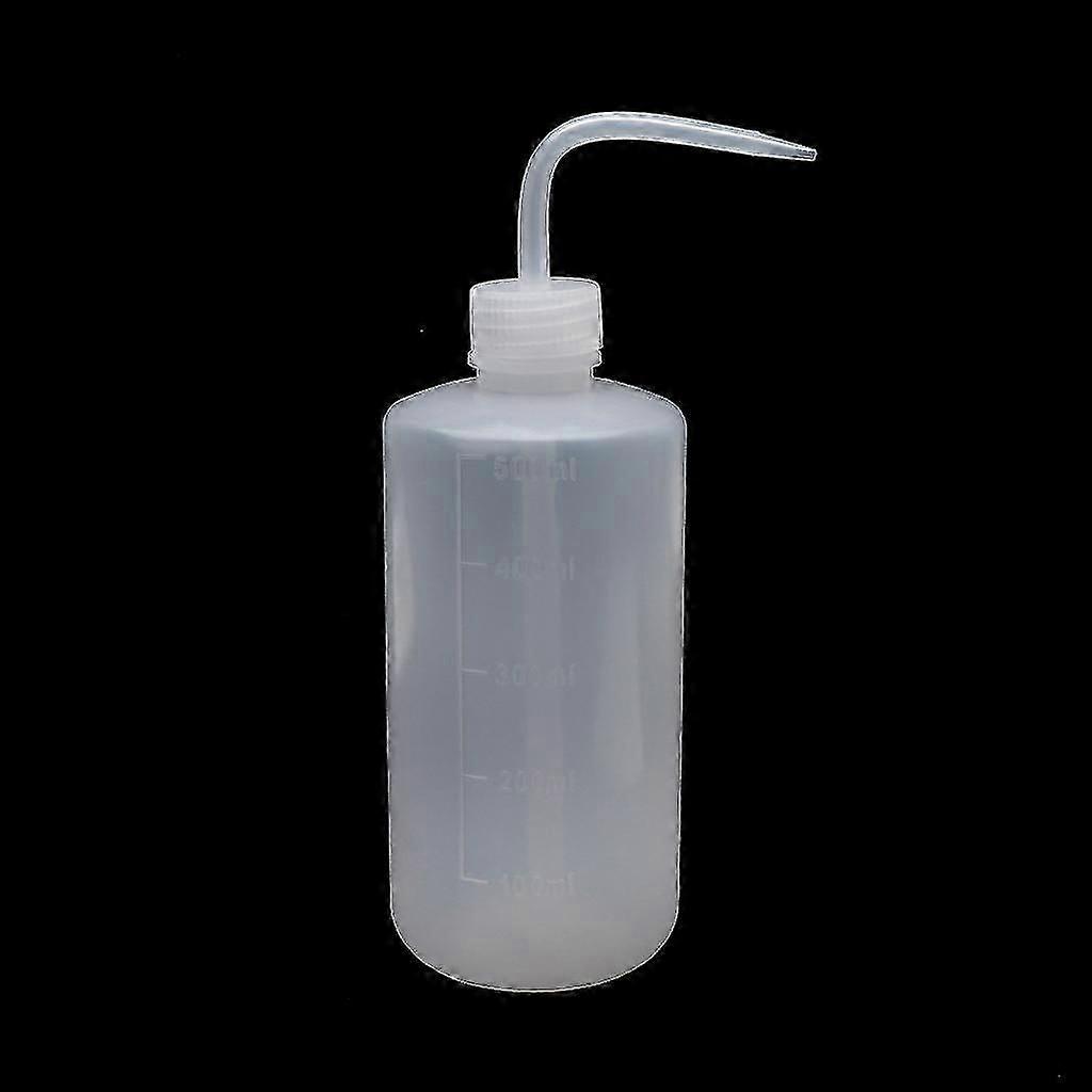 500 ml, Plastic Watering Wash Bottle with Nozzle Tip, PC Water Squirt Bottle