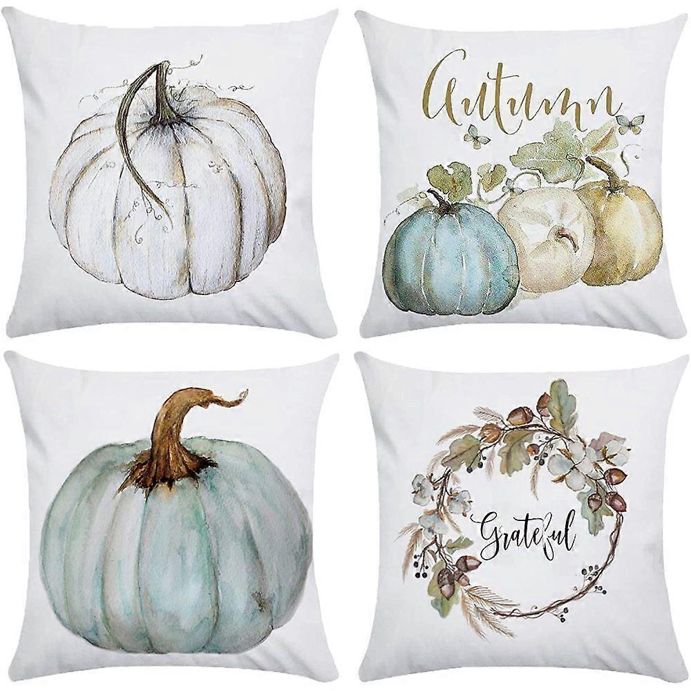 Machine Washable: Set Of 4, Durable And Breathable Pillow Covers With Invisible Zipper Closure, Safe And Environmentally Friendly, Suitable For