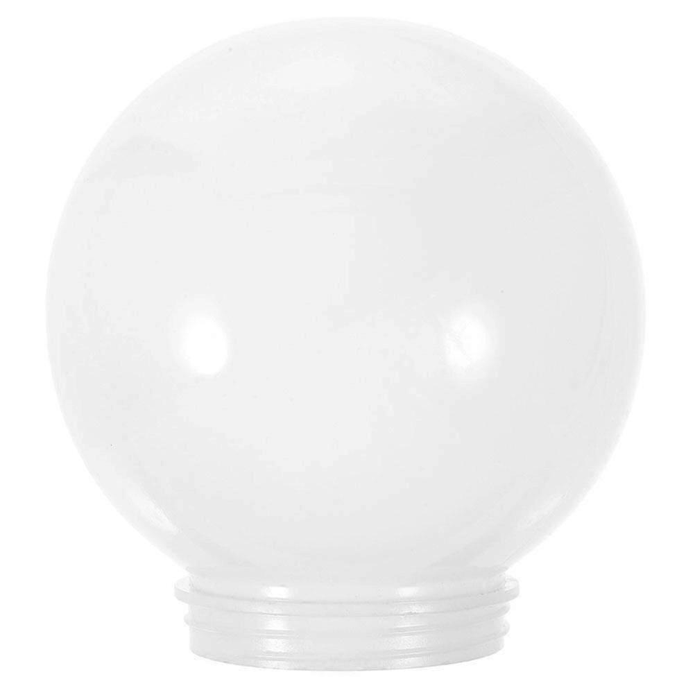 Outdoor Thread Lampshade Replacement Round Spherical Acrylic Lamp Post Cover