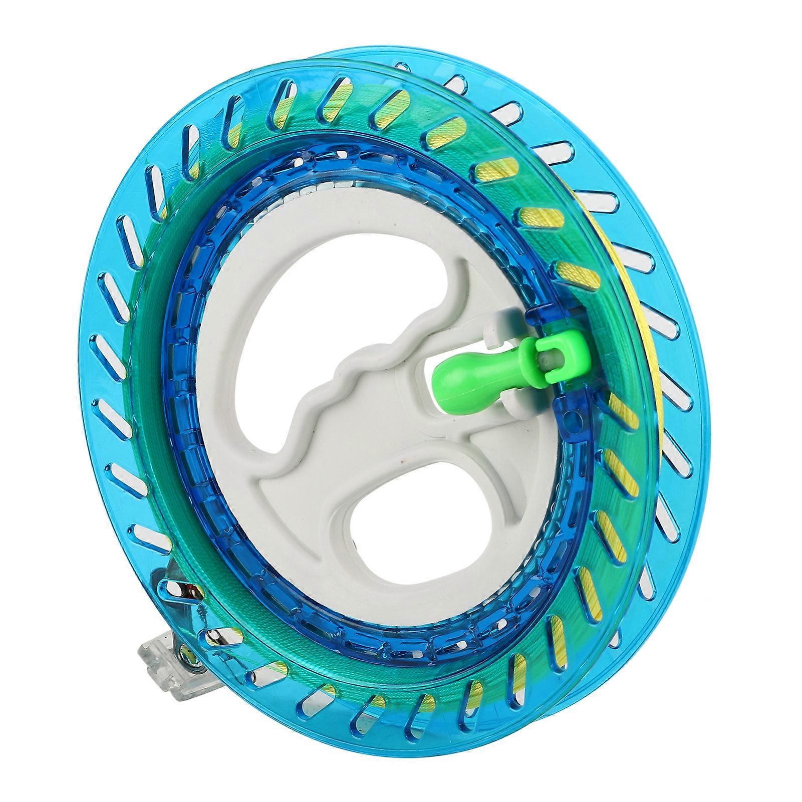 אביזרי עפיפון כחול ידית מעופף מתפתל כלי חיצוני עפיפונים אביזרים עם קו 200 מטר