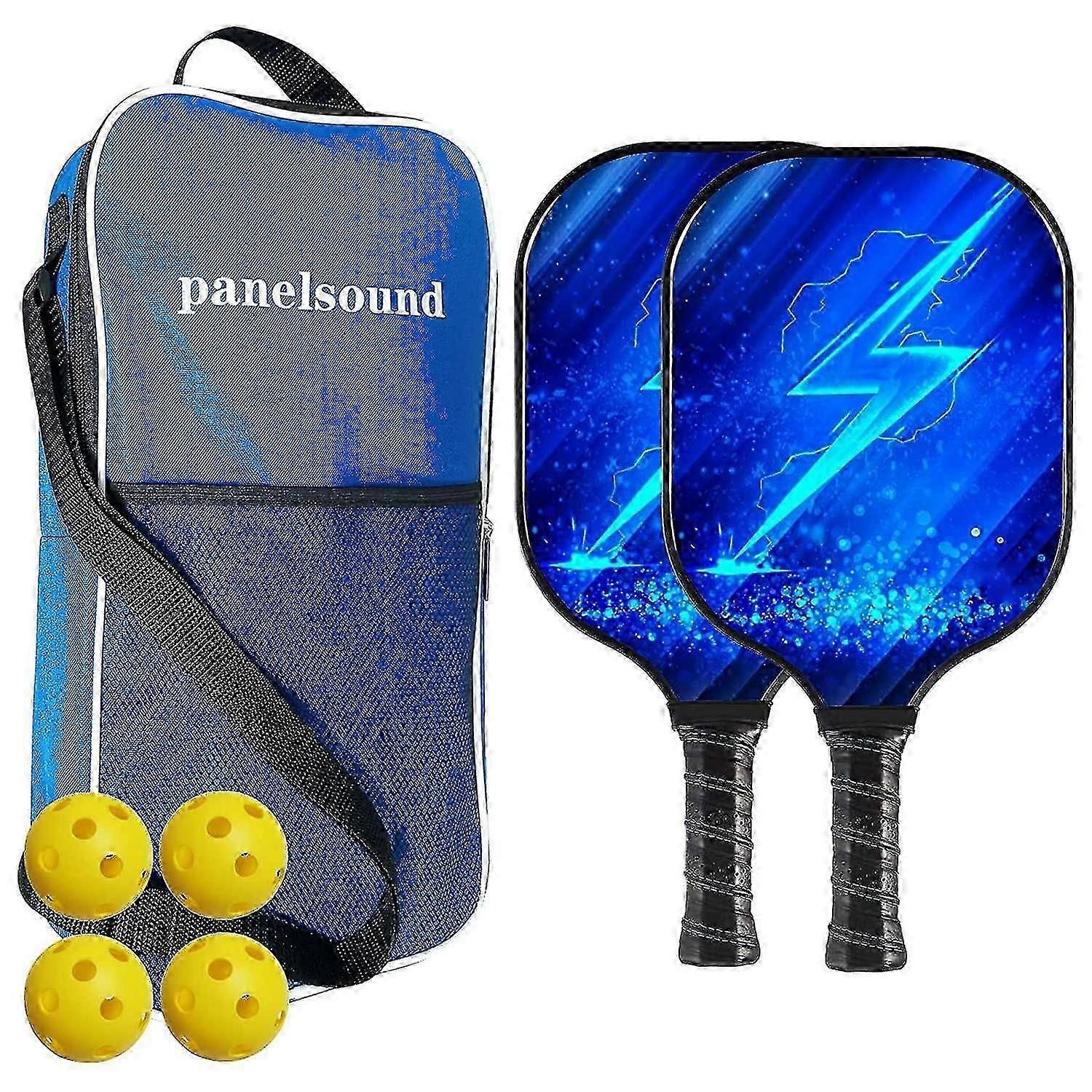 2'li Pickleball Kürek Paketi Hafif Pickleball Kürekler, C ile Thinquick Pickleball Raketleri