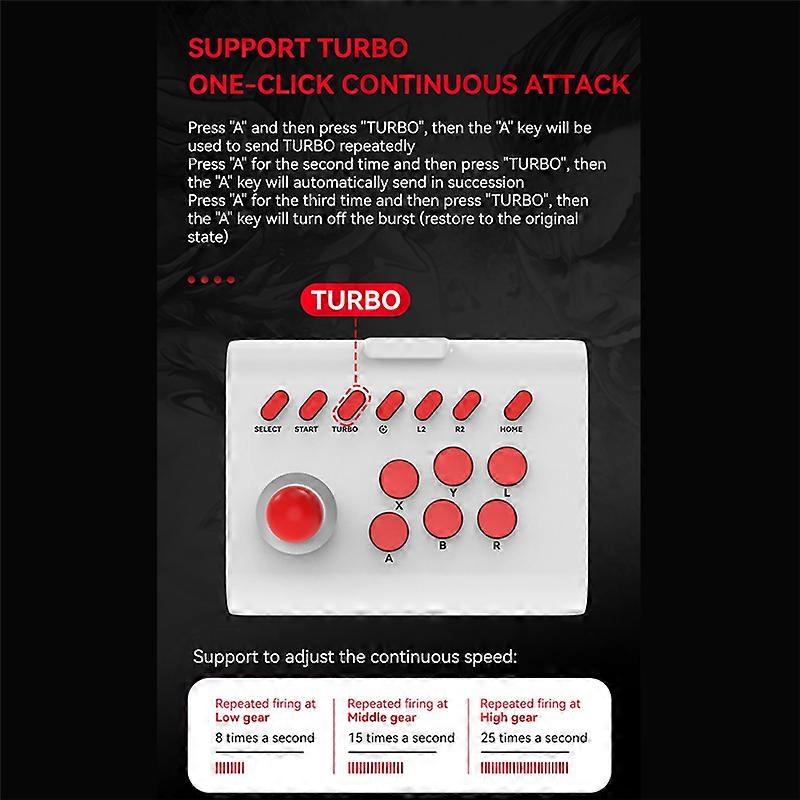 Arcade Game Console Bluetooth Controller for Nintendo Switch PS4/3 E