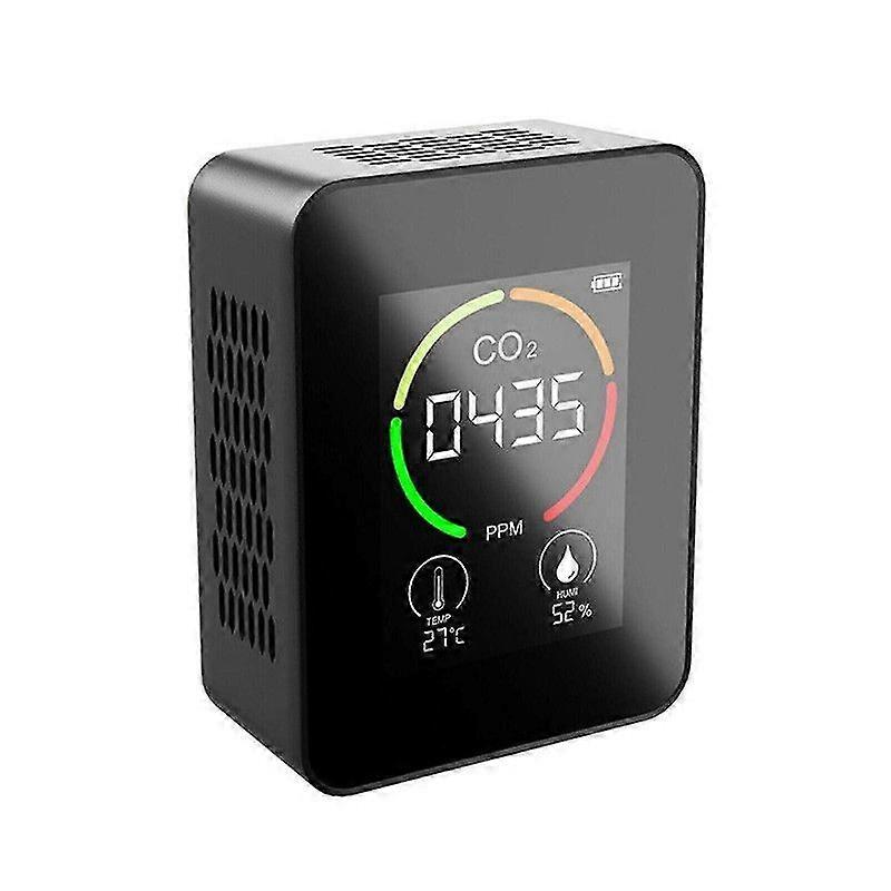 CO2 Meter Air Quality Temperature Humidity Meter Air Tester Portable 3IN1 WELL