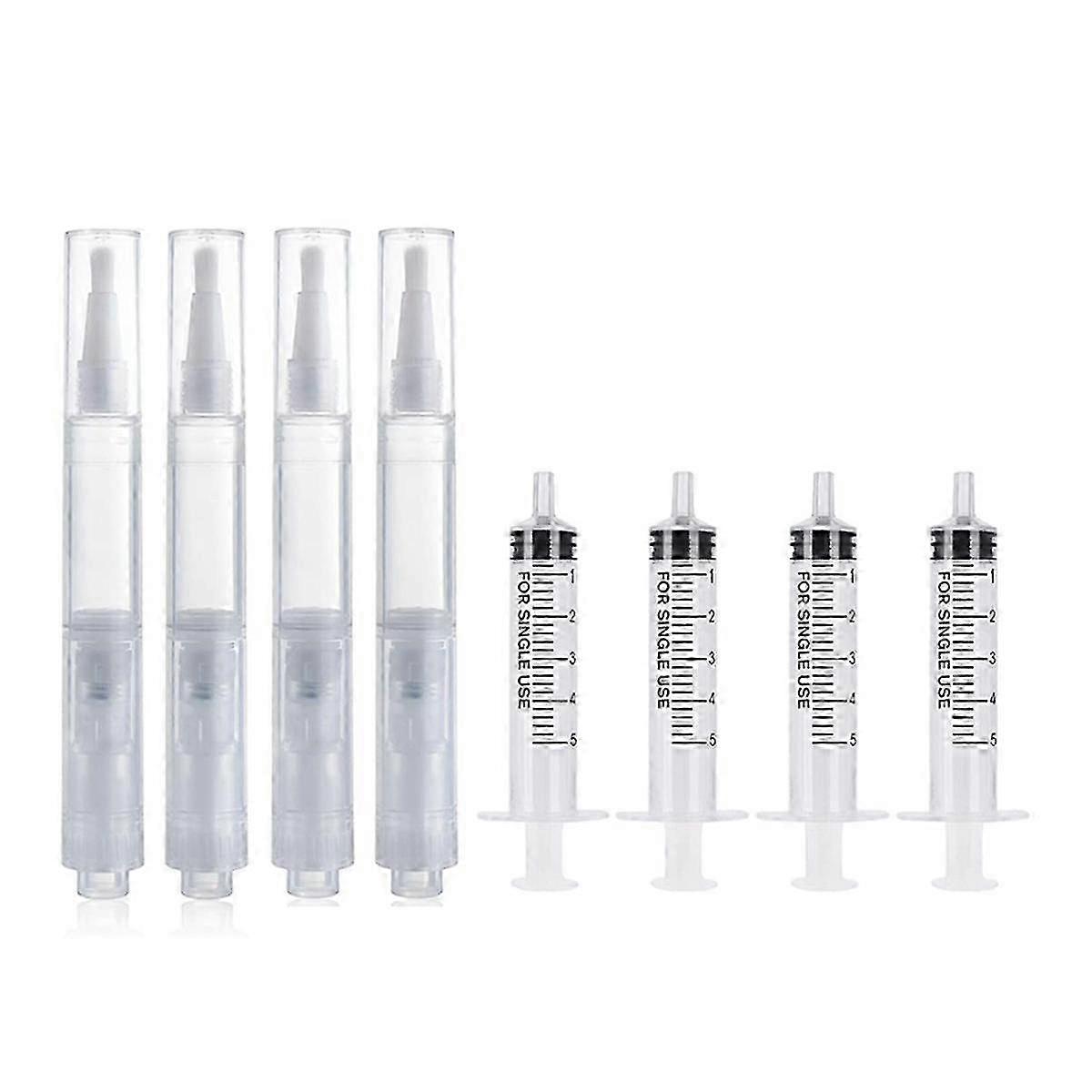 Touch Up Paint Pen 5ml 8Pack Fillable Paint Touch Up Brush Pen for Walls Refillable Paint Touch Up SZRH A-F