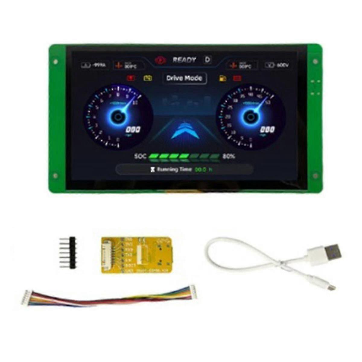 ESP32 Utveckling Boad 7 tums kapacitiv touch 800x480 skärm ESP32-S3R8 MCU Valfritt Rs485 Audio