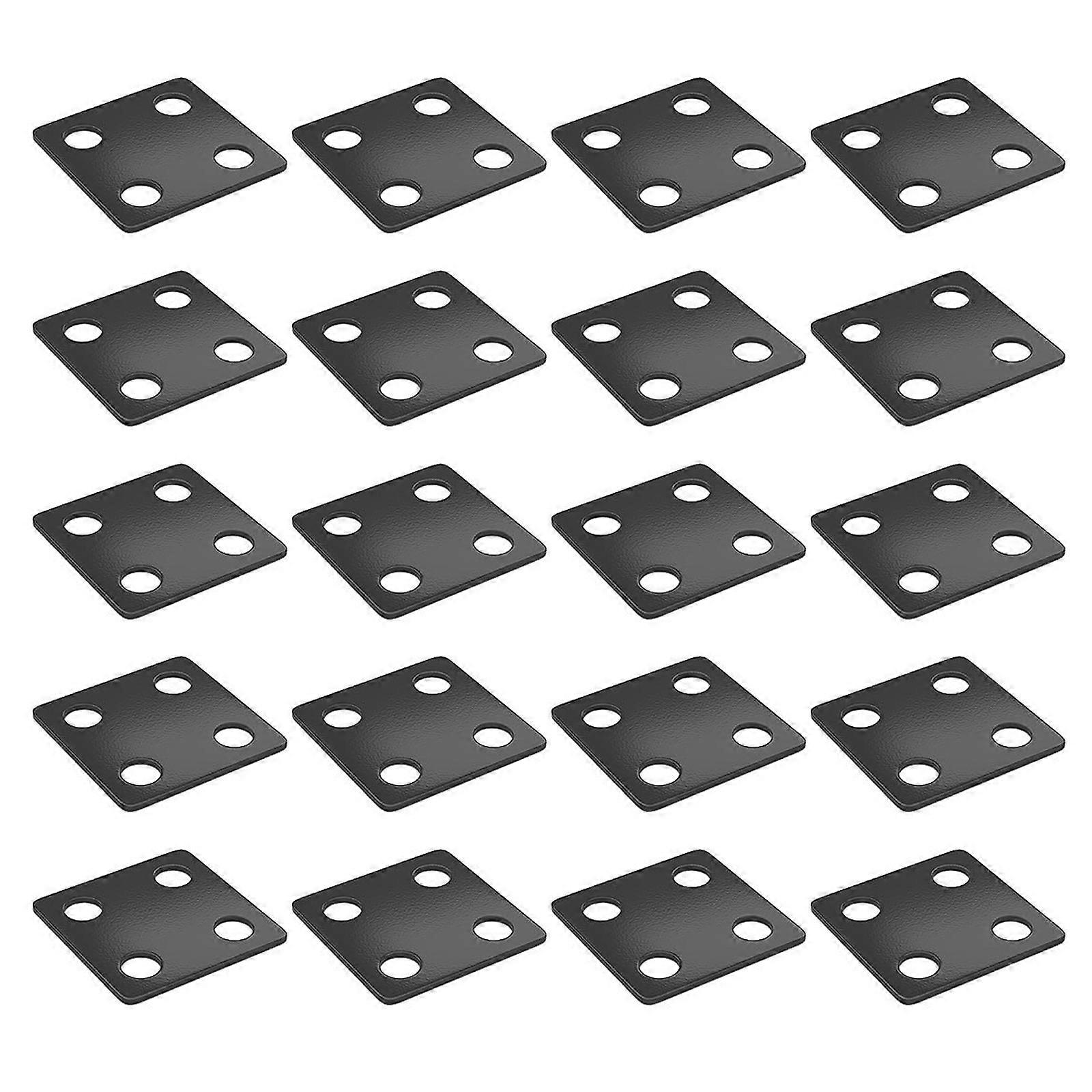 20Pieces Bracket Fan Connecting Buckle Holder Parallel Buckles for 12-14cm Graphics Card Cooling DIY Chassis Fan Fixing Multicolor