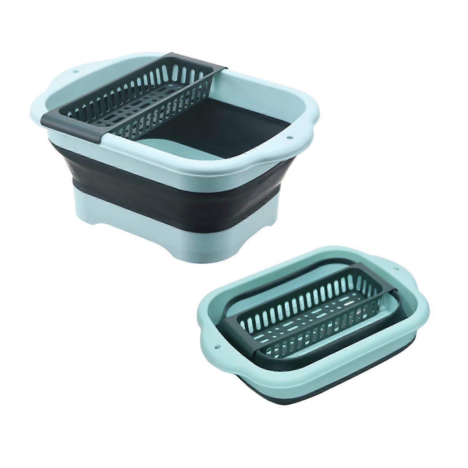 Collapsible Dish Basin for Vegetable Washing and Camping 11L (2.91 Gallon)