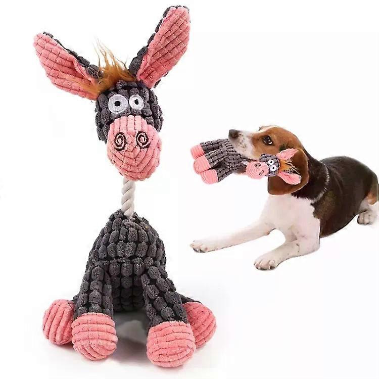 Dog Training Toy-Bite-Resistant,Interactive,Sounding-Grey Grey