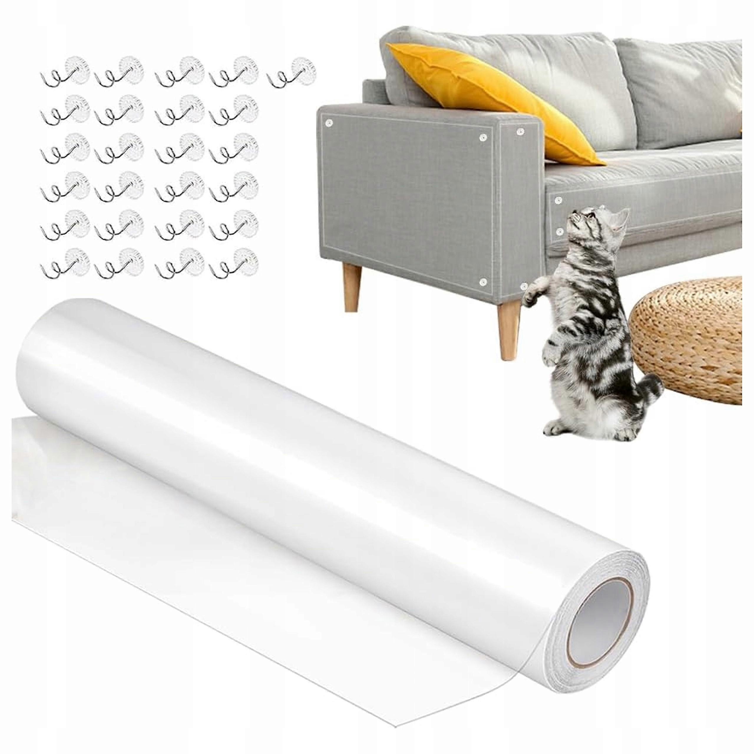 Cover Protective Film For Couch Cat Seats Scratching Post Roll 5mx30cm