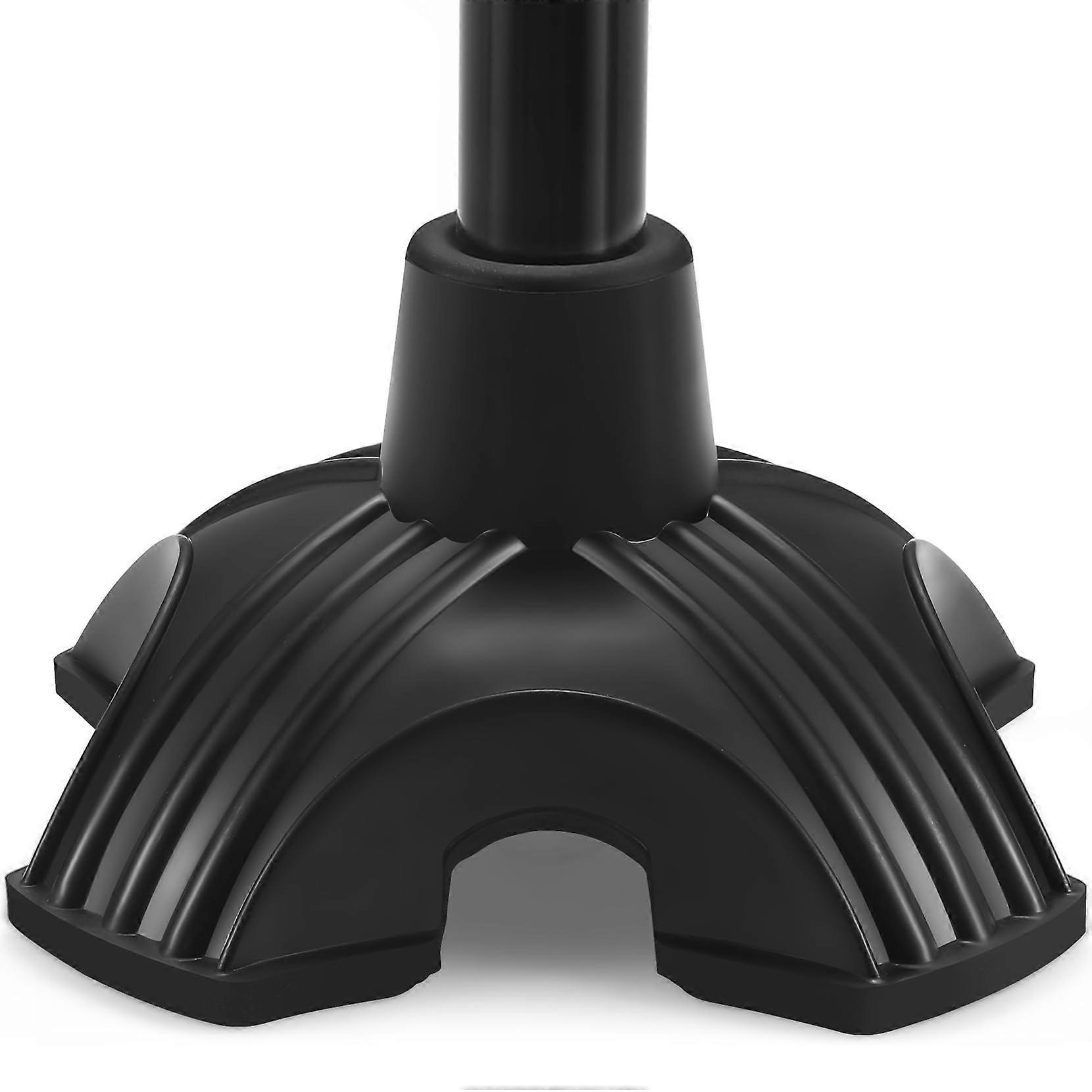 3/4'' Cane Tips for Stability, Self Standing Cane Base for Most Walking Canes, Non-Slip Replacement Quad Cane Tip