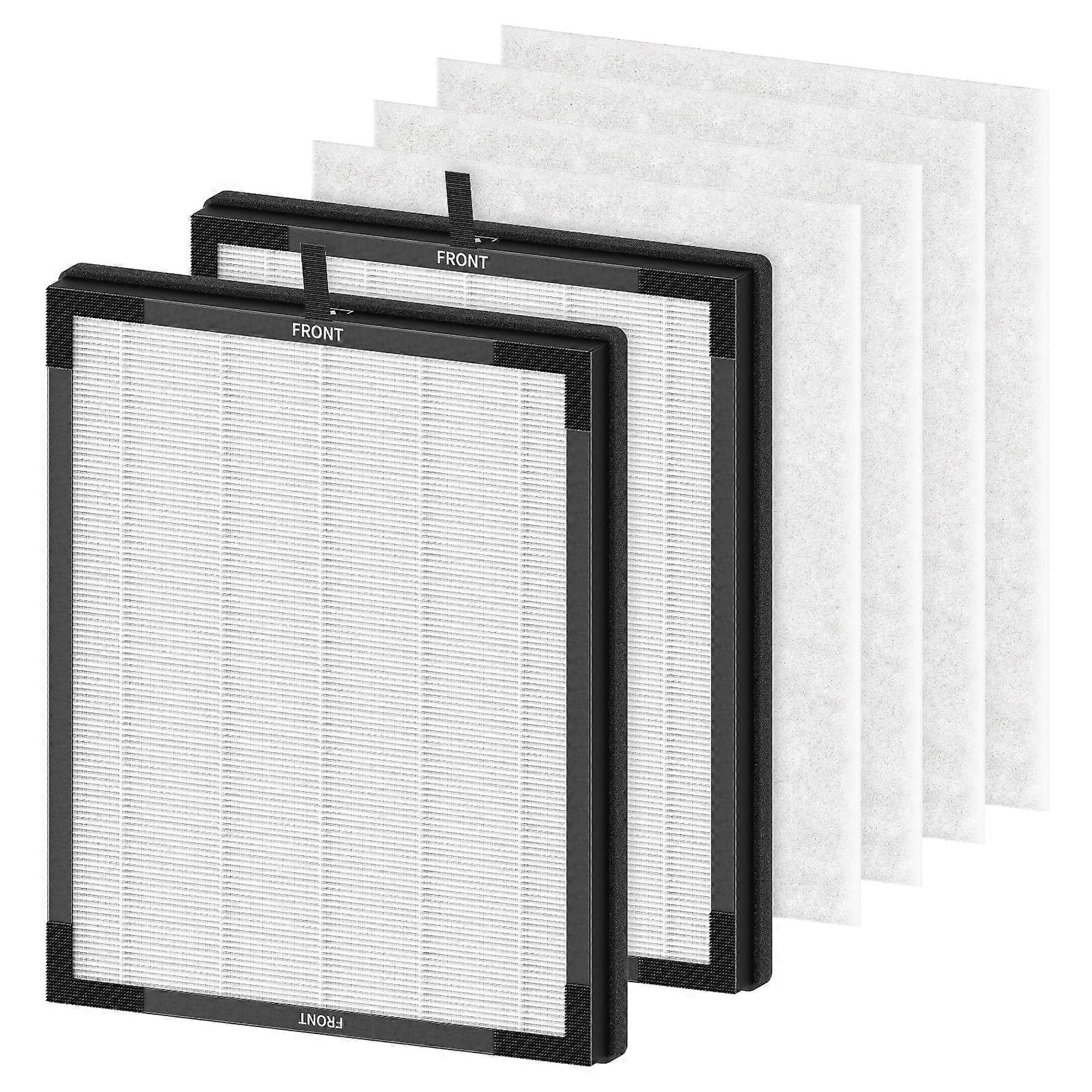 MORENTO HY4866 HEPA Air Filter Replacement, 2 Pack Compatible Purifier Filter Element for Enhanced Air Quality