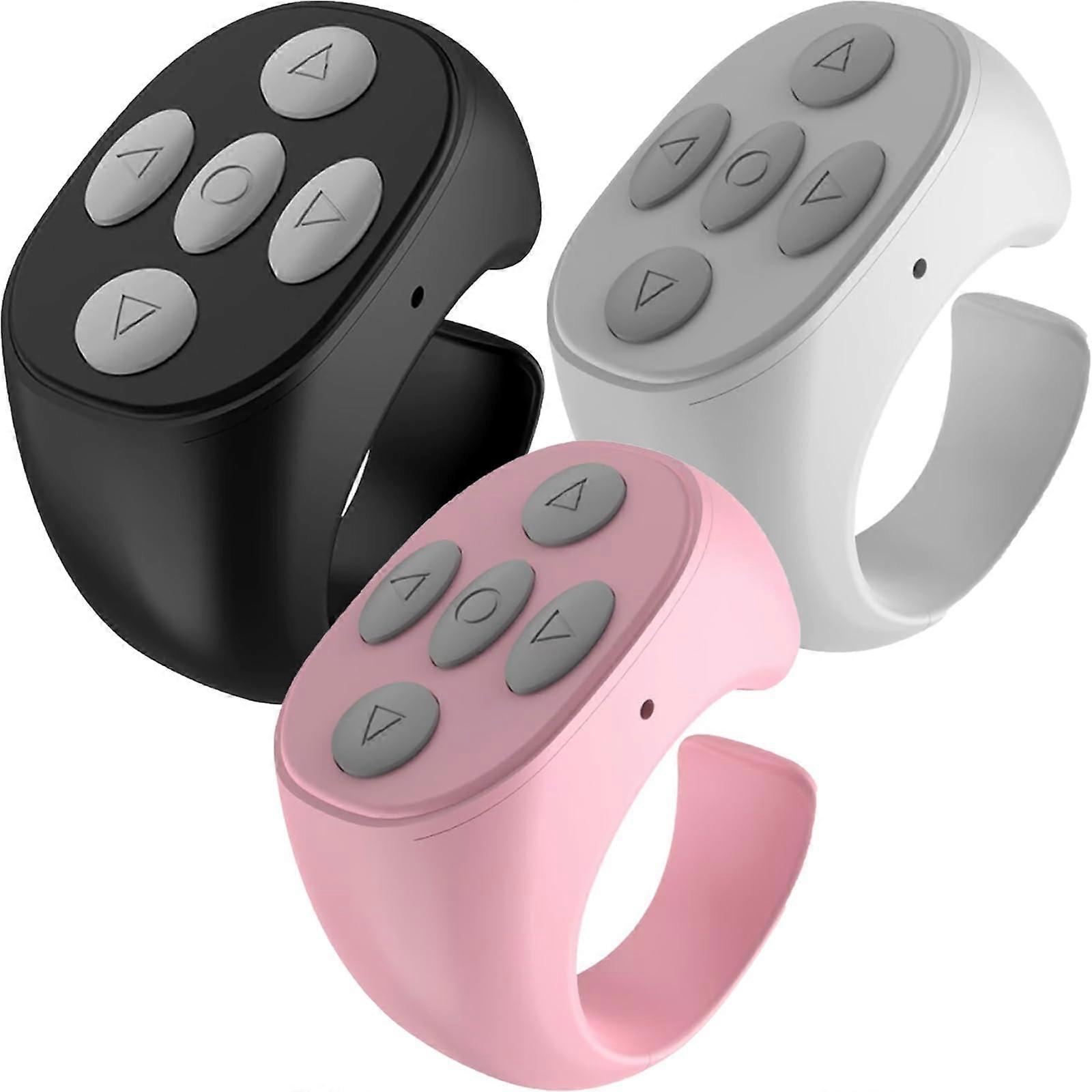 Fingertip Wireless Bluetooth, Automatic Scrolling Smart Ring for iPhone & Android