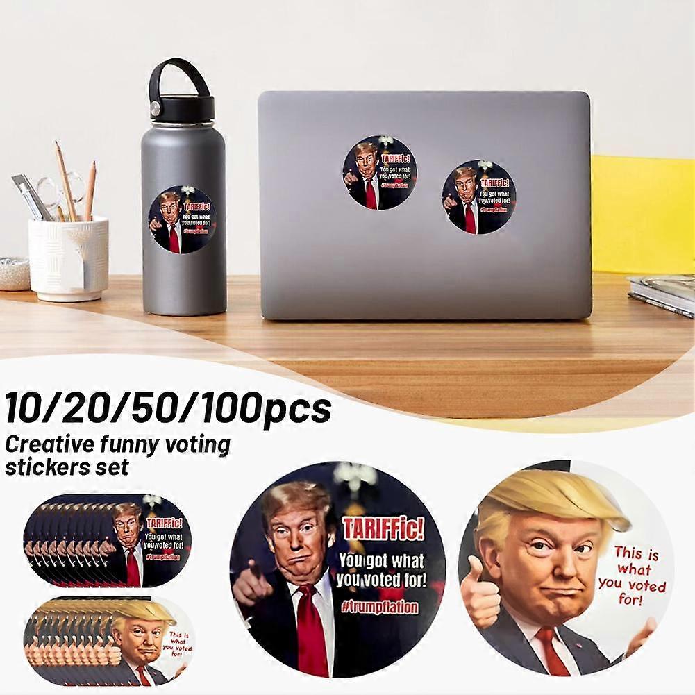 This Is What You Voted for Tru mp Sticker Creative Funny Voting Stickers Set